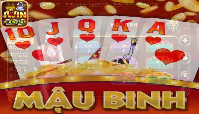 Game bài Mậu Binh Iwin đang có đến hàng ngàn